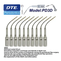 woodpecker dte dental ultrasonic scaler diamond tips compatible nsk satelec restoration debride root surface leveling pd3d 10pcs