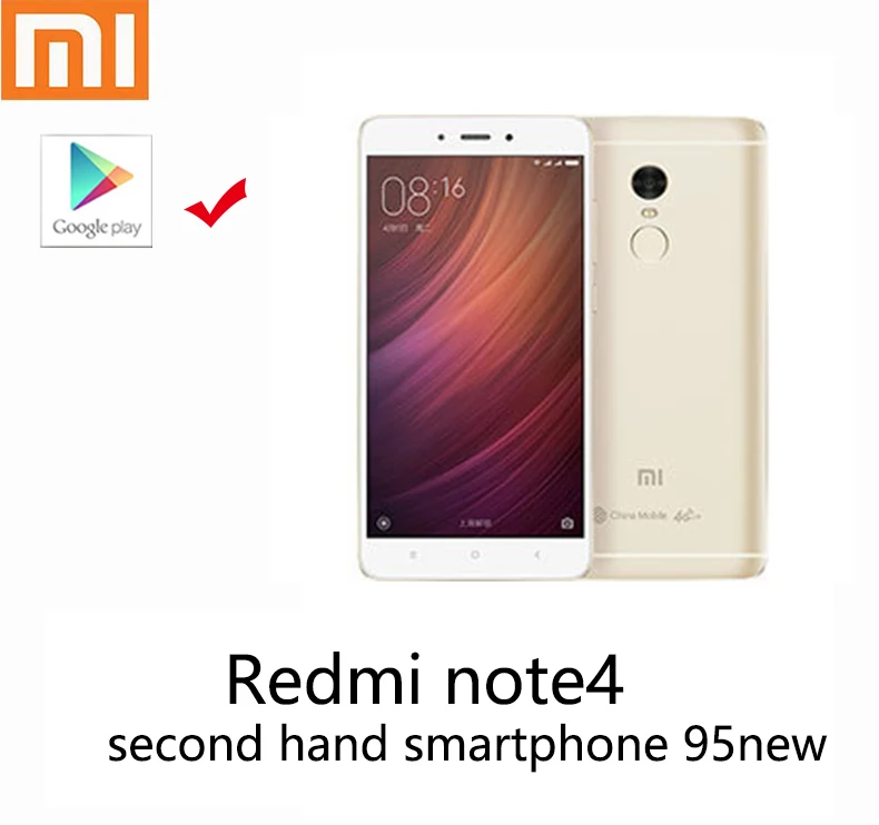 

Redmi note4 mobile phone second hand smartphone 95new with new battery