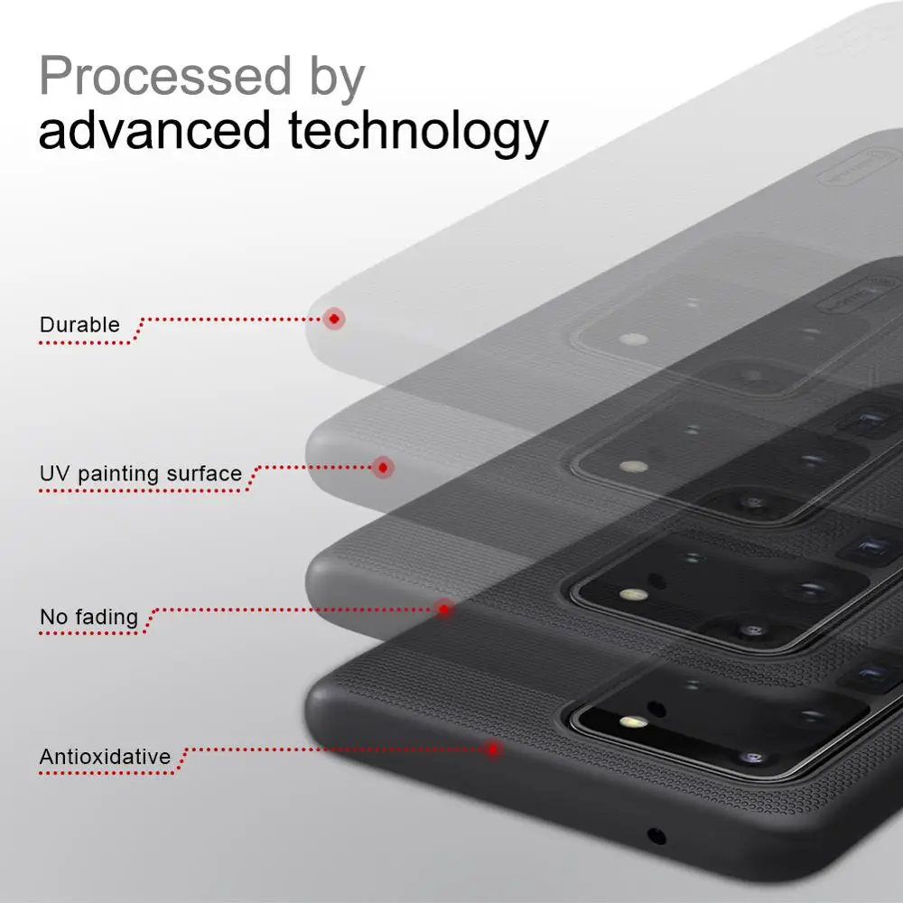Для Samsung Galaxy S20 Plus Ultra 5G A51 A71 чехол NILLKIN Супер Матовый Защитный матовый Жесткий