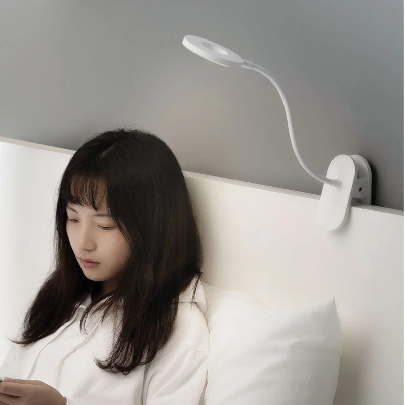 Xiaomi Mijia YEELIGHT Светодиодная настольная лампа с зажимом прикроватная ночник для