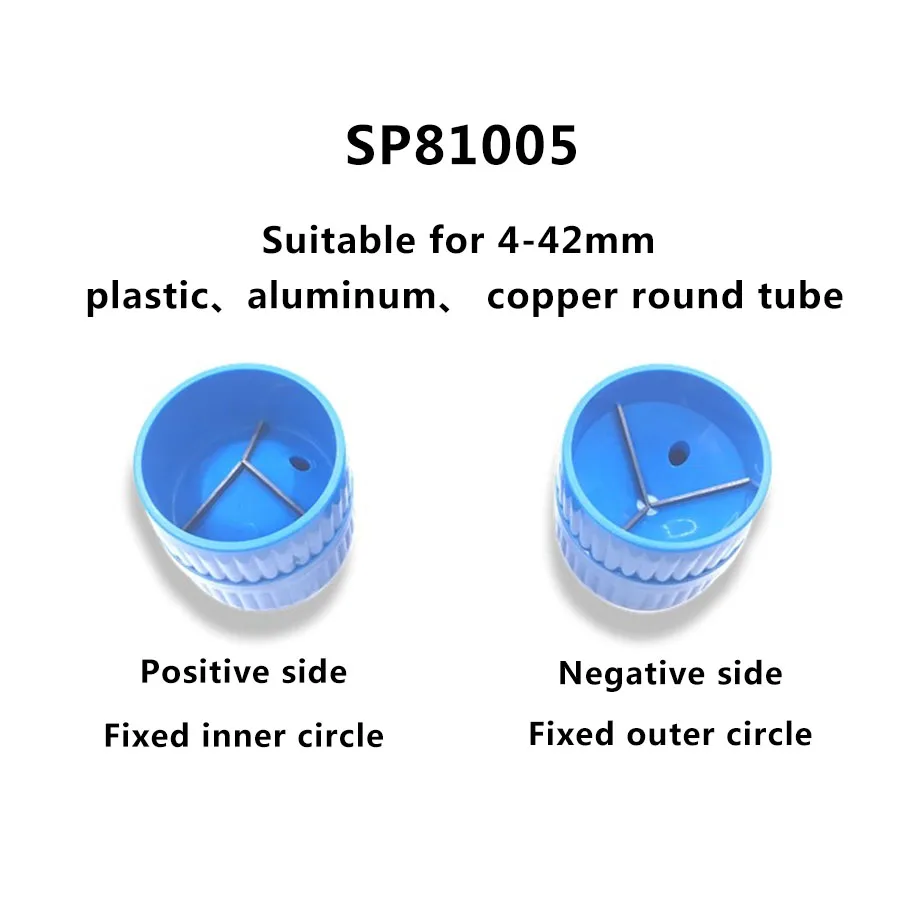 

SP81005 широкий выбор пластиковых труб внутренняя и внешняя Обрезка заусенцев Обрезной нож алюминиевая медная труба стандартное лезвие