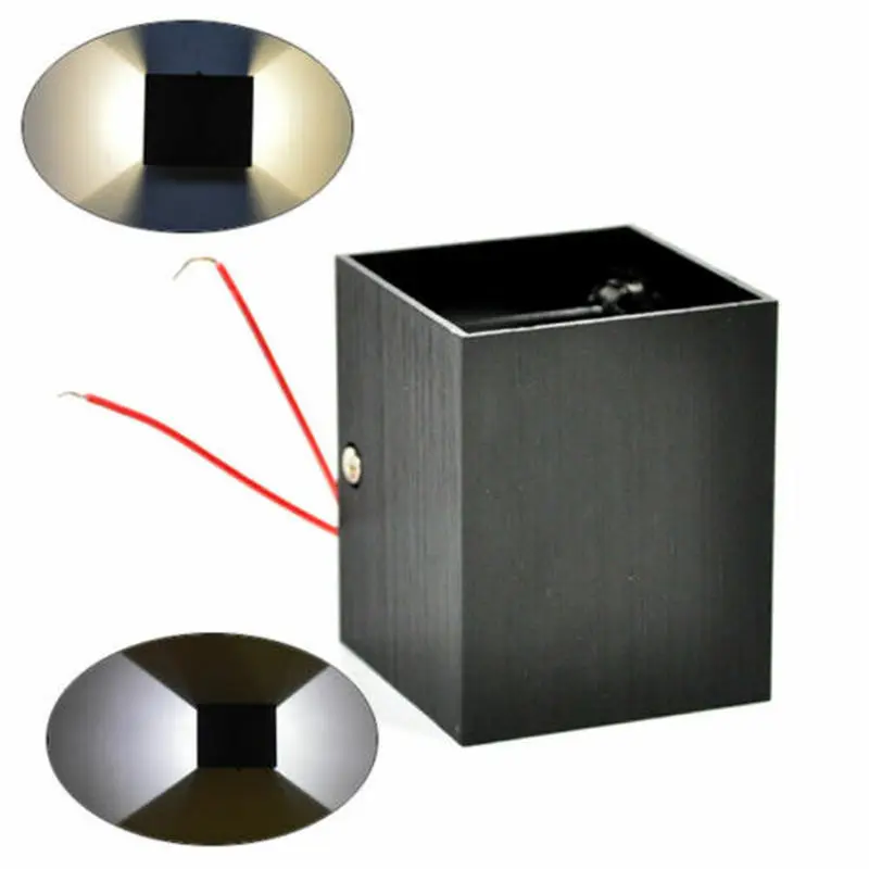 Cube COB светодиодные настенные лампы куб внутреннее освещение современное