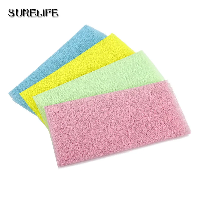 Нейлоновая сетка для ванны и душа тела 2 шт. губка отшелушивания чистящие