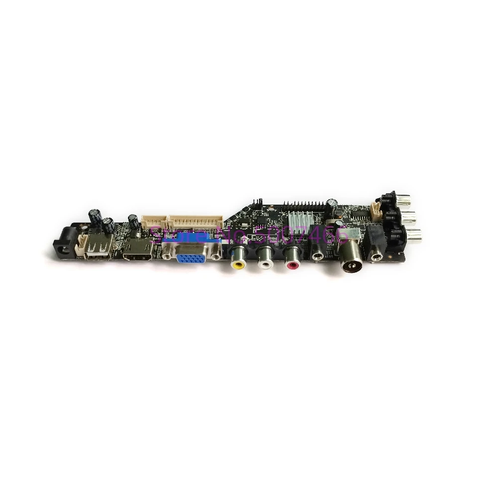 Для LTN133AT17-305/701 LTN133AT23-801/001 панель 40Pin 1366*768 LVDS DVB цифровой VGA USB AV ТВ 3663 набор для платы