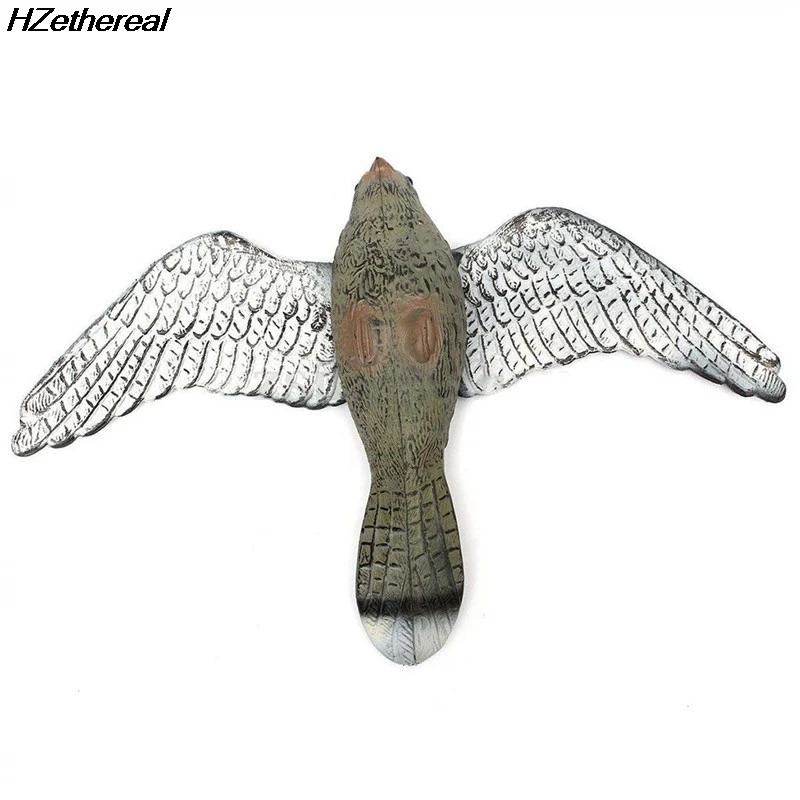 

1pc Realistic Flying Bird Hawk Pigeon Decoy Pest Control Garden Scarer Scarecrow