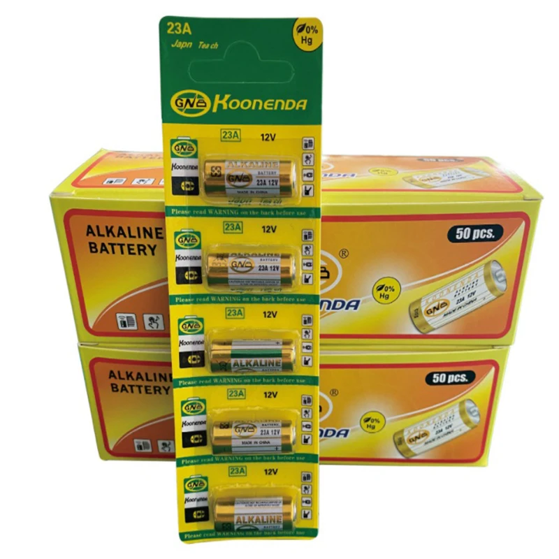 5 шт./1 упаковка 23A 12V щелочные батареи Ni MH дистанционный дверной Звонок двери