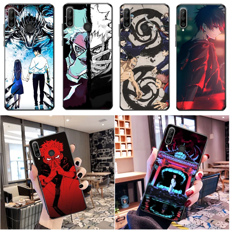 

Jujutsu Kaisen Yuji Itadori Satoru Gojo Sukuna Fushiguro Megumi Phone Case For Huawei P30 Lite Pro Coque Back Cover Carcasa