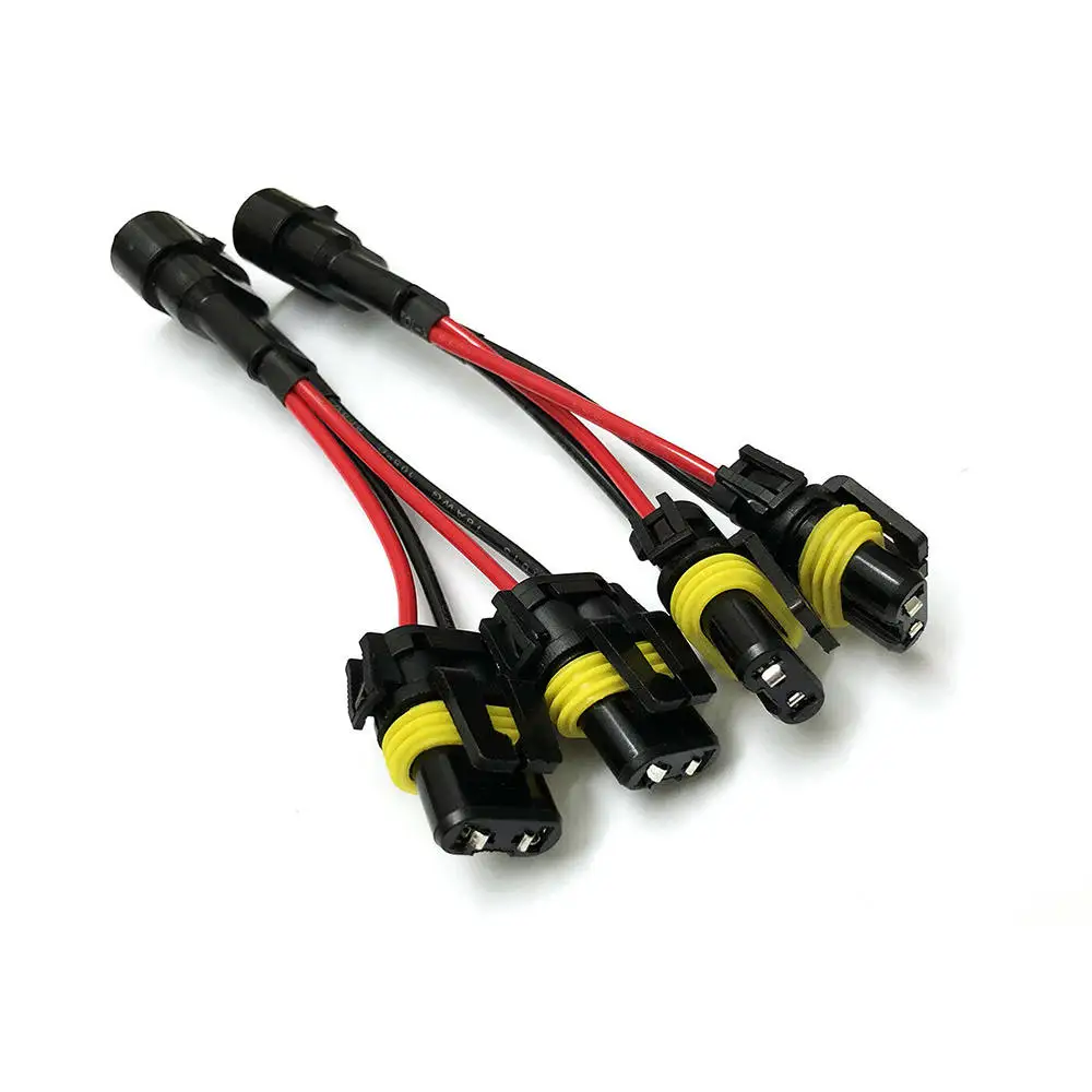 

2 Pcs 9005 9006 Splitter Wires for Quad/Dual Projector for High And Low Beam Headlight