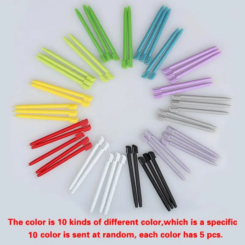 Top Sale 50pcs/pack 8.5cm Muti-color Touch Stylus Pen For Nintendo DS Lite L3EF With High Quality (Random) | Электроника