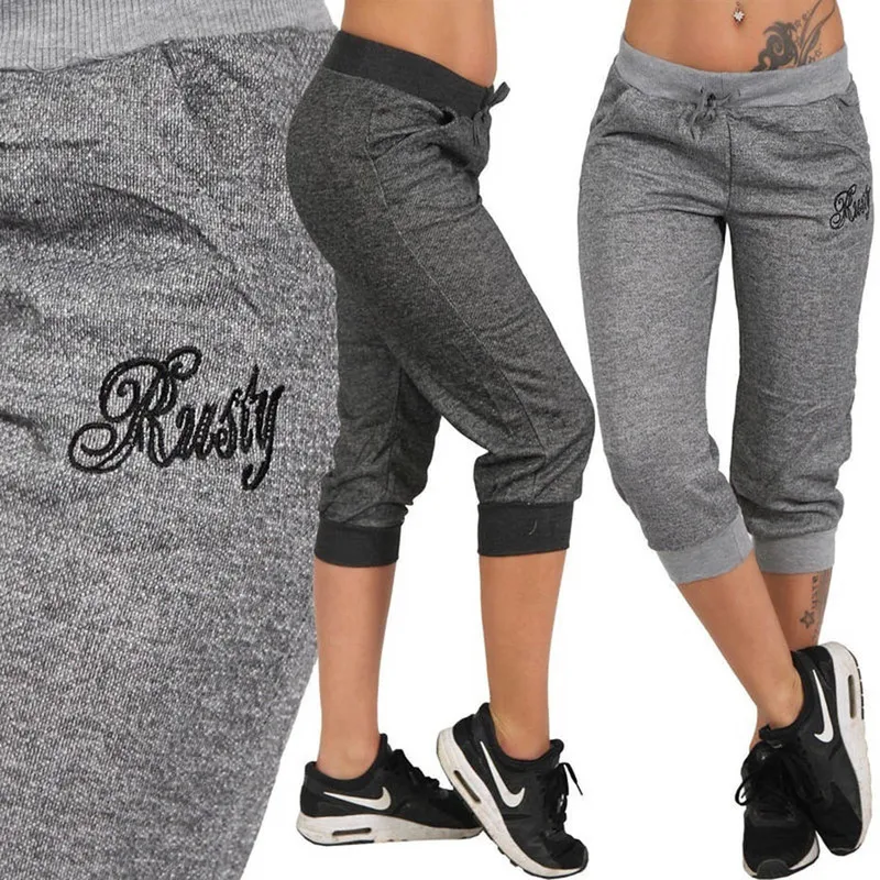 ZIGAA Лидер продаж женские летние обтягивающие повседневные бриджи укороченные