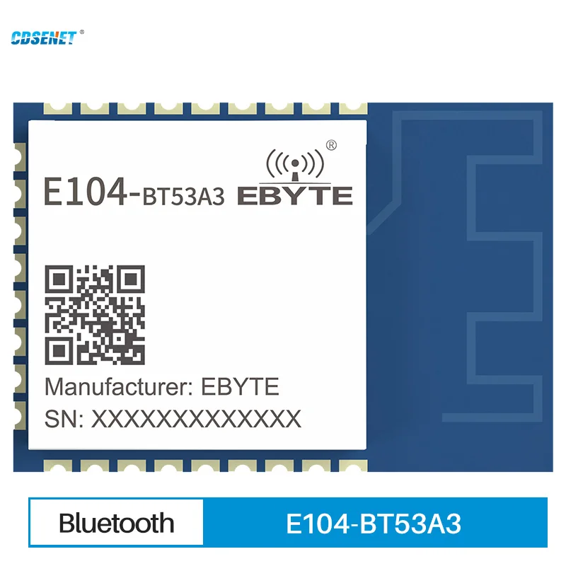 

CDSENET EFR32BG22 2.4GHz GFSK BT5.2 Bluetooth module Industrial grade high precision low temperature drifting E104-BT53A3