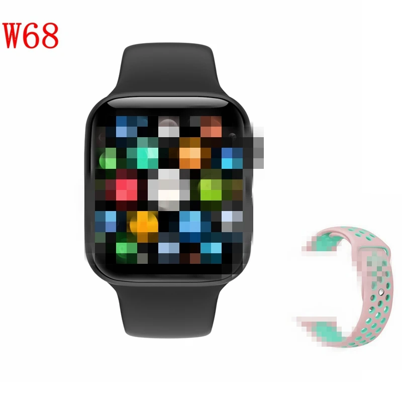 2 Часы 5 IWO 12 Pro Bluetooth Смарт часы W68 1:1 Смарт часы 44 мм чехол для Apple iOS Android телефон сердечного ритма PK IWO 11 lite P70 - Цвет: 2