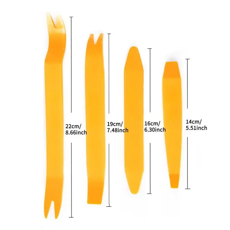 

New 12Pcs Car Radio Removal Tool Complete Car Radio Removal Set Functional Audio Plastic Open Installer Metal Audio Pry Tool