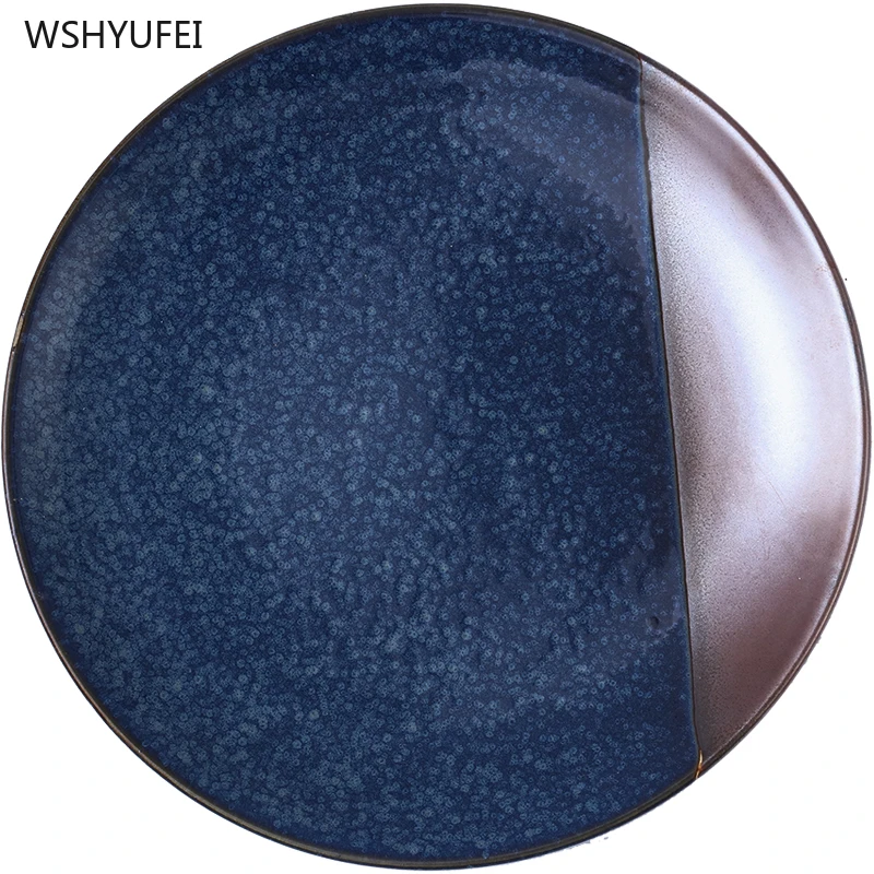 Керамическая посуда с изображением звезд и неба в стиле ретро домашняя для