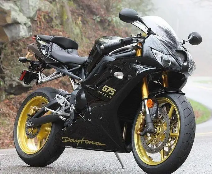 

Новый комплект обтекателей для мотоциклов ABS под давлением, подходит для Triumph Daytona 675R 675 2006 2007 2008 06 07 08, черный