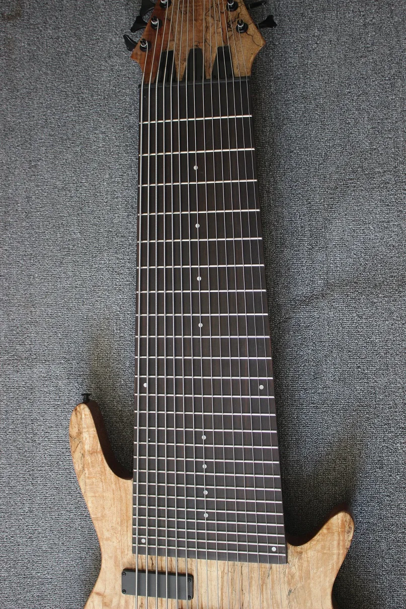Weifang Rebon 15 струнный шейный корпус для электрической бас-гитары с Spalted Maple | Спорт и