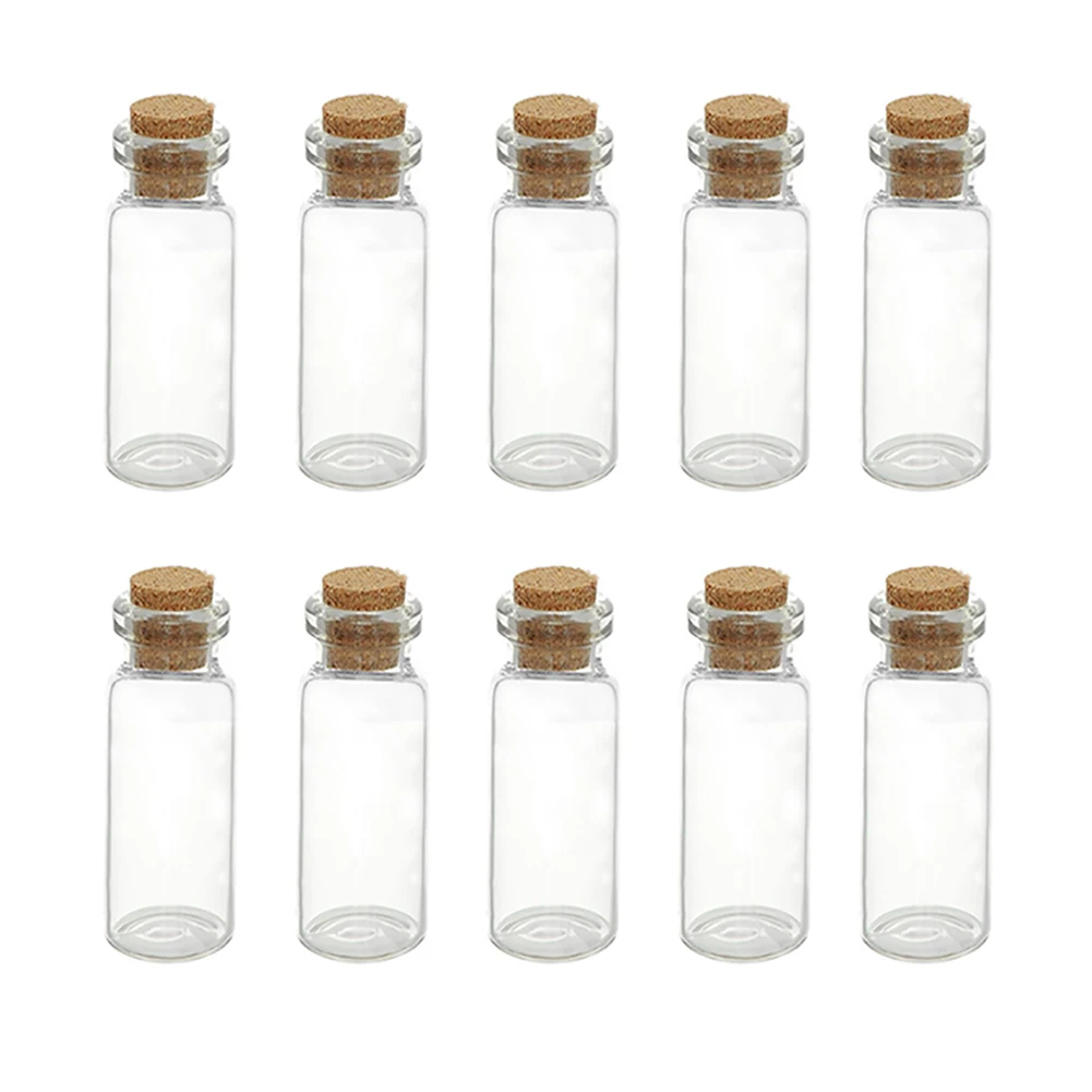 Маленькие стеклянные банки Mason Jar Message Vials дешевые пробковые пробки бутылка из