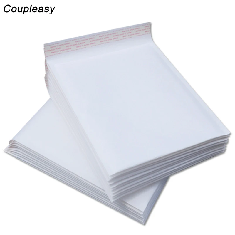 

50Pcs/Lot White Kraft Bubble Mailer Padded Shipping Mailing Bags Postal Gift Packing Bag Courier Bubble Envelope Bag 6 Sizes