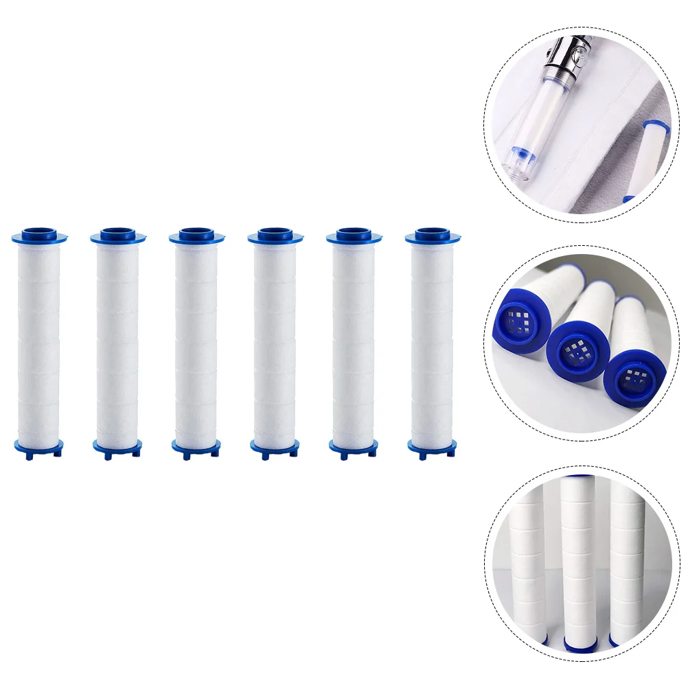 

6Pcs Supercharge PP Cotton Core Shower Replacement Filter for Water Purification