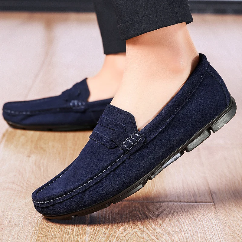 

Men Casual Shoes Handmade Mens Shoes Cow Suede Leather Loafers Moccasins Slip On Male Flats Male Driving Shoes Sneakers Men
