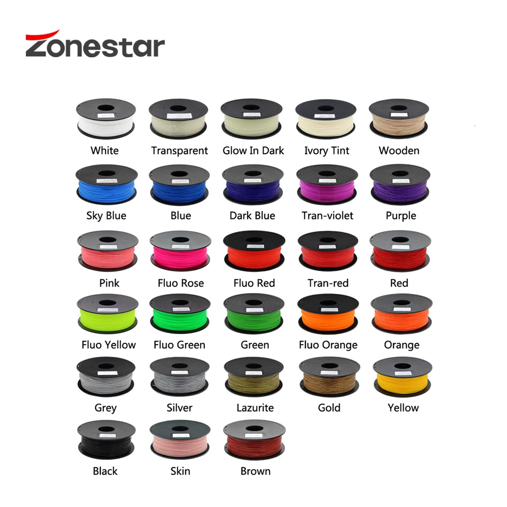 

3KG/Lot 3D Printer Filament 1.75mm Random Color ABS/PLA/PLA+/SilkPLA/PETG Shipping From Russia/Poland/Brazil/China