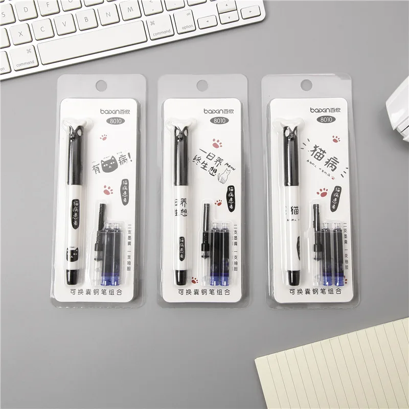 Набор фирменных ручек сова школьные и офисные принадлежности подарки|Перьевые