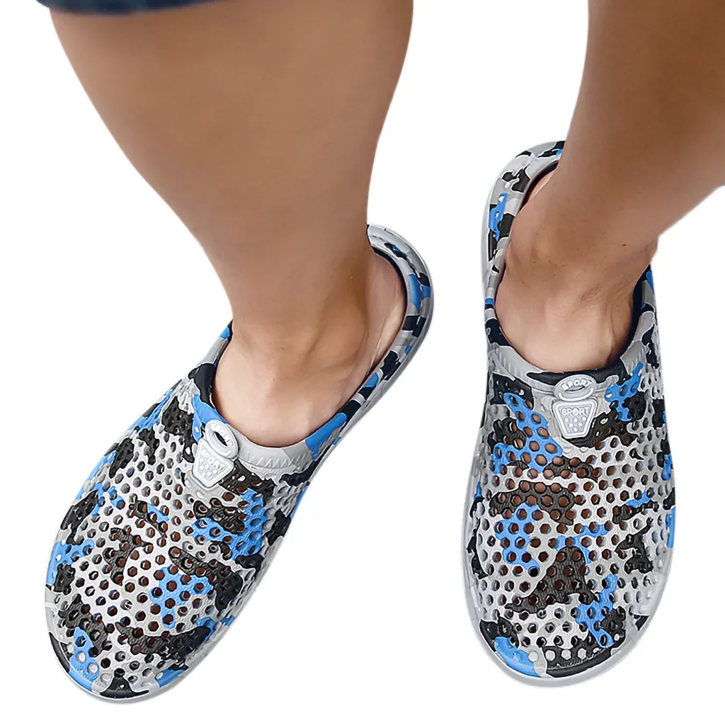 SAGACE/мужские шлепанцы Летние повседневные мужские камуфляжные балетки