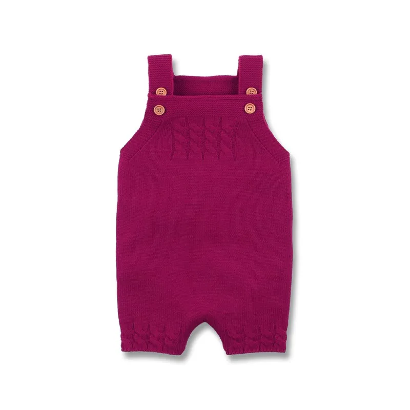 

Newborn Overalls Baby Boys Girls Knitted Clothes Little Girls Infant Romper Sleeveless Toddler Boys One Piece Jumpsuits