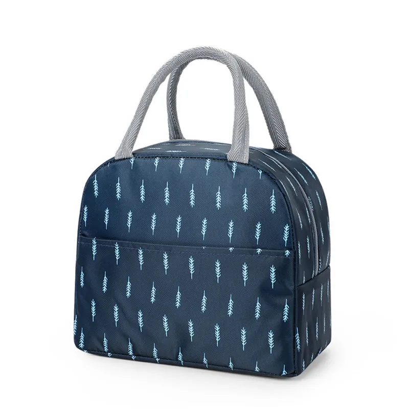 

Practical Women's Insulated Lunch Bag Men's Leakproof Lunch Bag Reusable Lunch Box Insulation Bag Lunch Box Stripe Lunch Bag