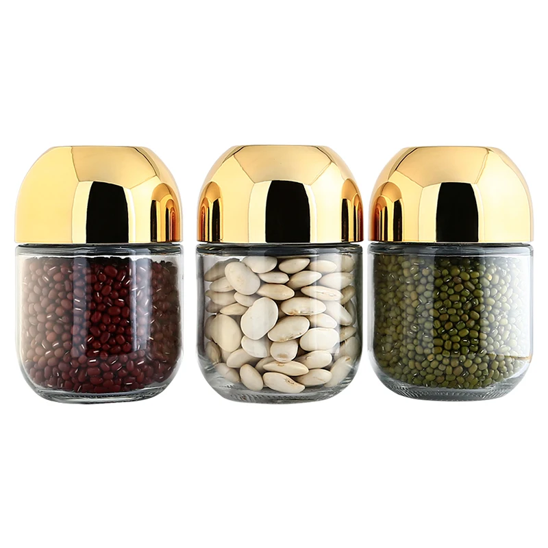 AMINNO Стеклянная банка для хранения конфет Маленькая 450мл Бутылка продуктов