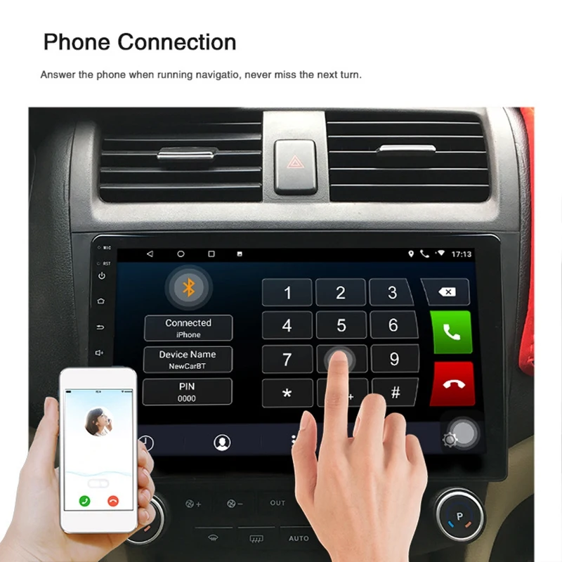 1 + 16G Android 8 автомобильный радиоприемник мультимедийный плеер для Honda Accord 7Th 2003-2007