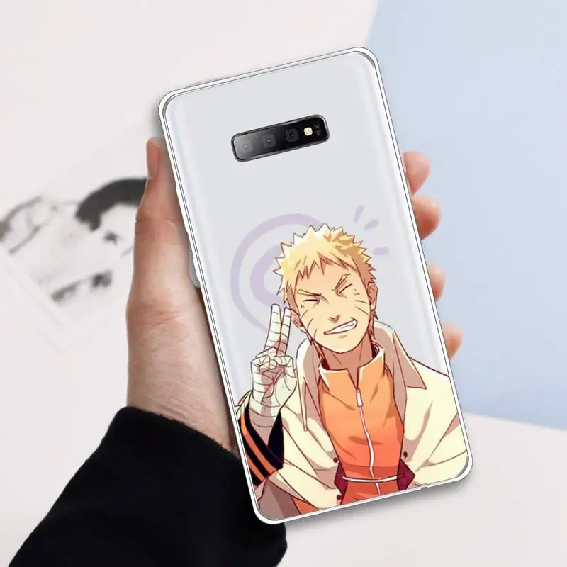 

Japan anime naruto Kakashi Phone Case Transparent For Samsung Galaxy A 71 21s S note 8 9 10 plus 20 ultra