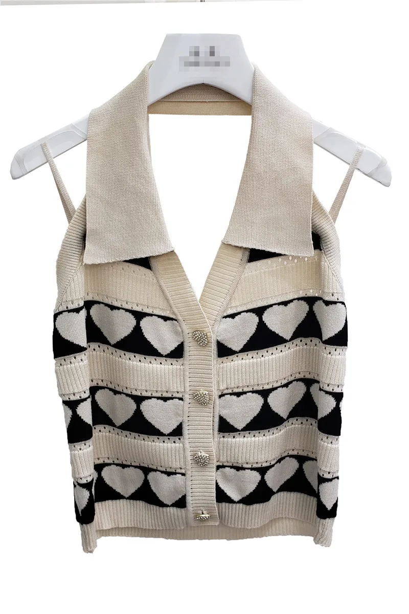 

Early Spring 2021 New Off Strapless Women Tank Top Slim Knitted Camis for Women V-neck Inner Short Top