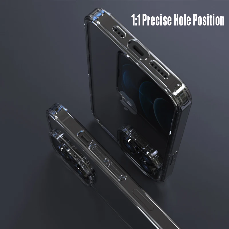 Роскошный прозрачный чехол из закаленного стекла для iPhone 11 12 13 Pro XS Max X XR жесткий 7 8