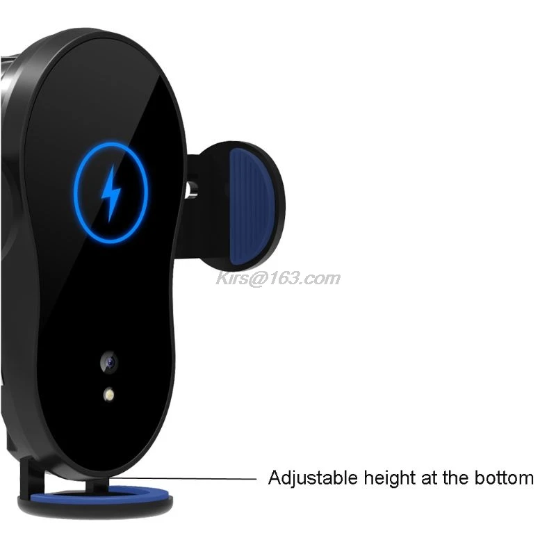 universal car qi 15w wireless fast charger cup mobile phone holder mount automatic infrared smart sensor clamping mount stand free global shipping