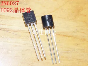 Original New 10pcs / 2N6027 2N6027G MCR22-6 HT7050A-1 HT7050 TO-92