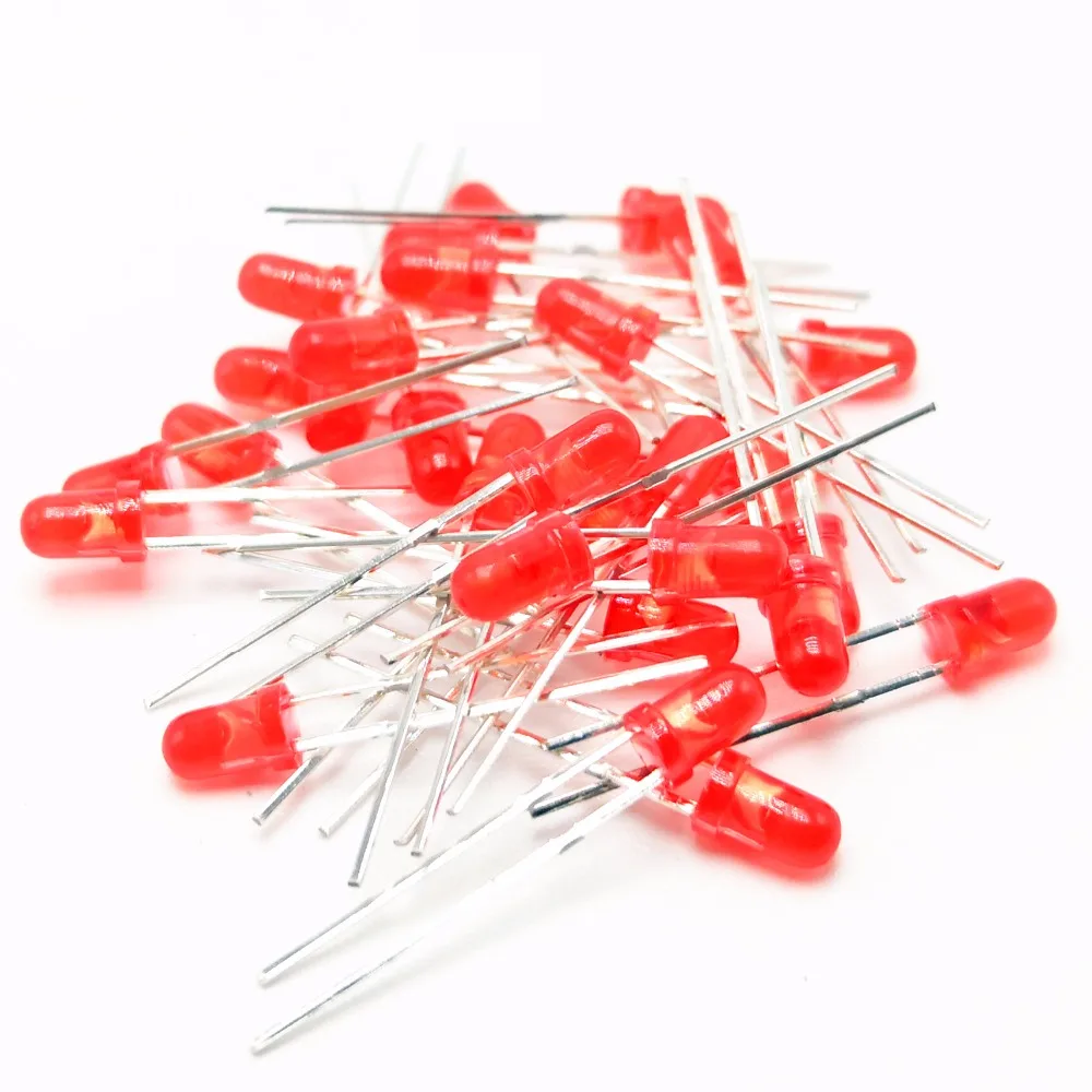 100 шт. светодиодные диодсветильник 5 мм в ассортименте | Электронные компоненты и