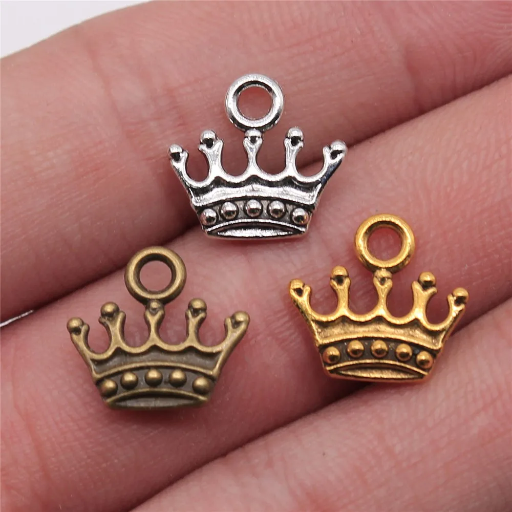 

20pcs 13x14mm Pendant Crown Crown Charm Pendants For Jewelry Making Crown Pendants