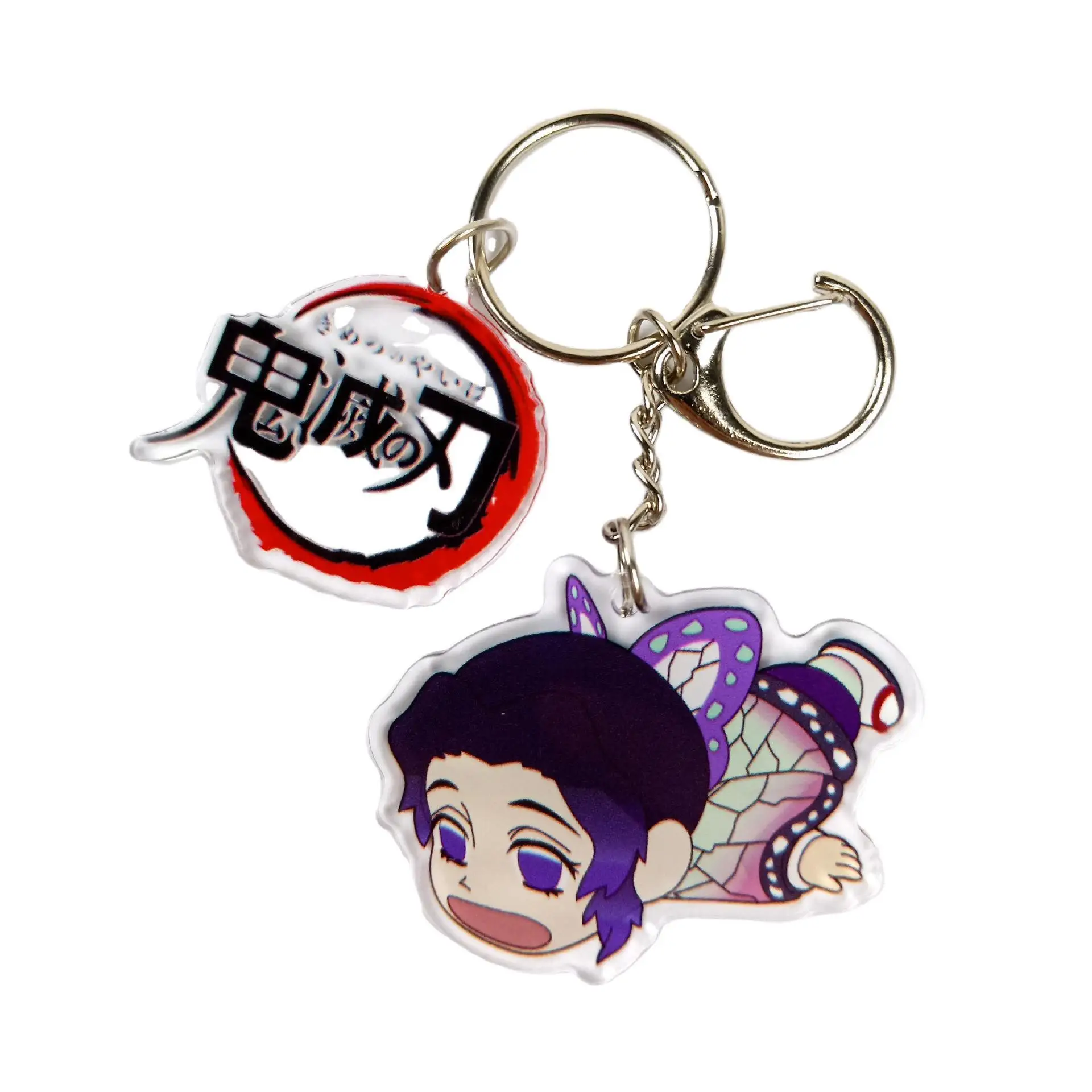 

Demon Slayer Cartoon Key Chain Keychain Accessories Keychains