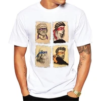 fpace short sleeve man tops fashion turtles t shirt vintage men printed tshirts cool t shirts essential tee