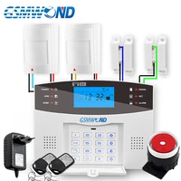 433mhz wireless gsm alarm system english russian spanish french italian language wired motion detector alarm wired door sensor