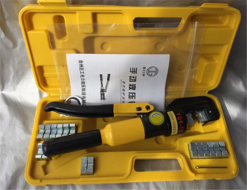 1PCS 4-70mm Hydraulic Crimping Tool YQK-70 Free shiping