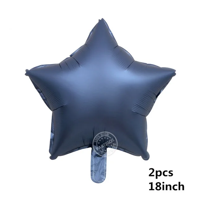 2pcs metal blue Новые космические путешествия шарики для дня рожденья вечерние Декор внешний Космос астронавт фольги Воздушные шары ET Planet Исследуйте партнера дети мальчик - Цвет: 2pcs metal blue
