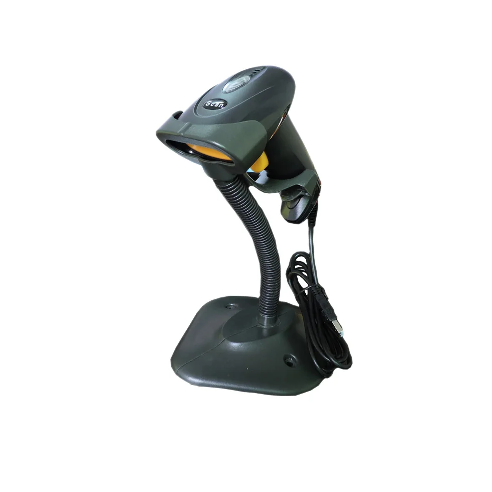 

Barcode Scanner Handheld Scanner with Stand Holder Automatic Bar Code Reader Auto Scanning POS Scan for Inventory