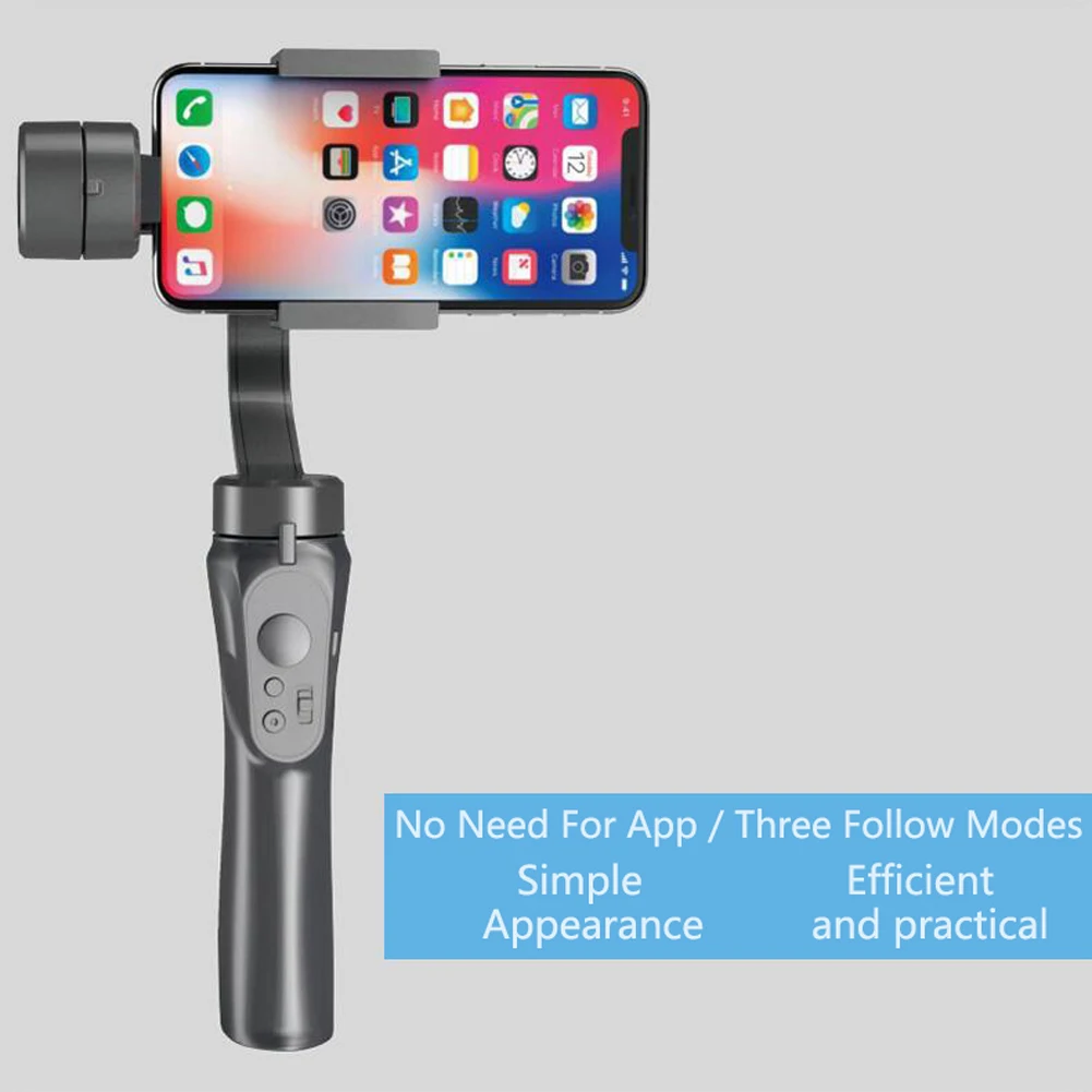 3-осевой ручной шарнирный стабилизатор с селфи-палкой Штатив для смартфона