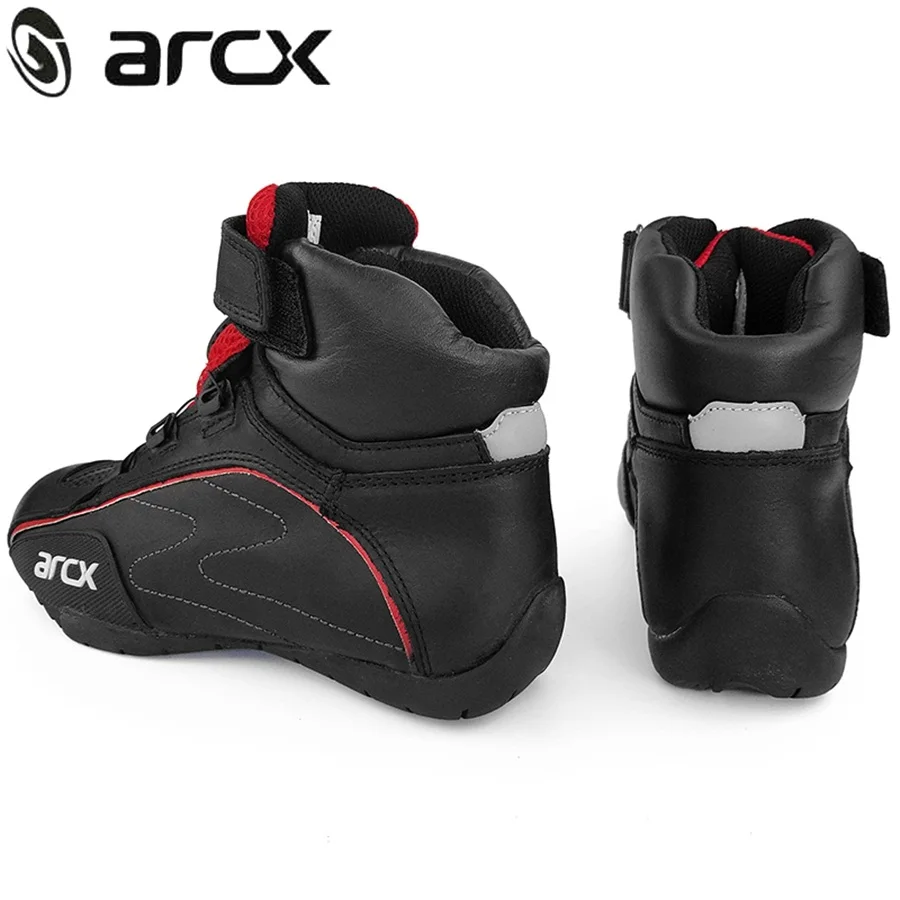 Бесплатная доставка 1 пара мужские мотоциклетные короткие дышащие ботинки ARCX для