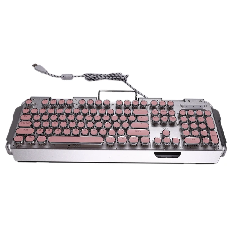 X10 Ретро Круглый Светильник для пишущей машинки Проводная Механическая игровая