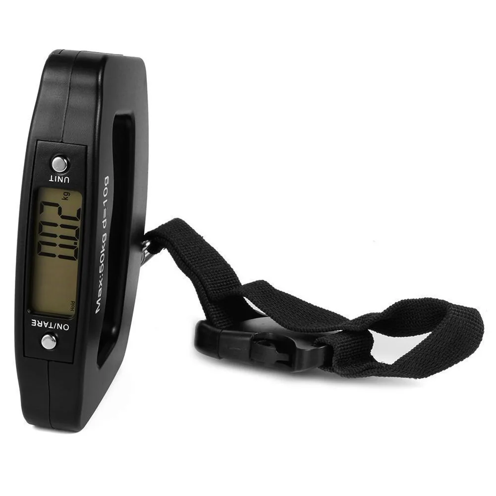 Весы для чемоданов дорожных сумок багажа цифровые весы с крючком подвешивания 110