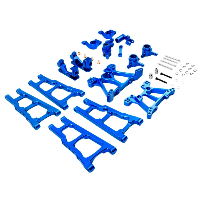 

W001 Upgrade Metal Chassis Arm C Seat Rear Stub Axle Parts Kit for Traxxas SLASH 4X4 1/10 RC Car Truck Parts