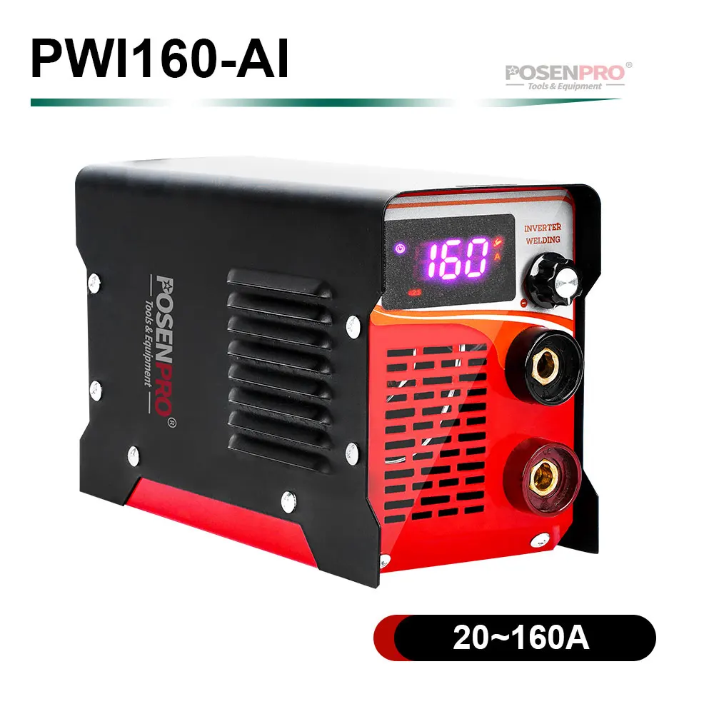 PWI160-AI POSENPRO сварочный аппарат инструмент AI-200/250/300 инверторный аппарат для дуговой сварки 220V бтиз выпрямитель постоянного тока серии высокая эффективность Электрический сварочный аппарат - Цвет: PWI160-AI